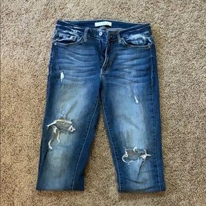 KanCan distressed skinny jeans